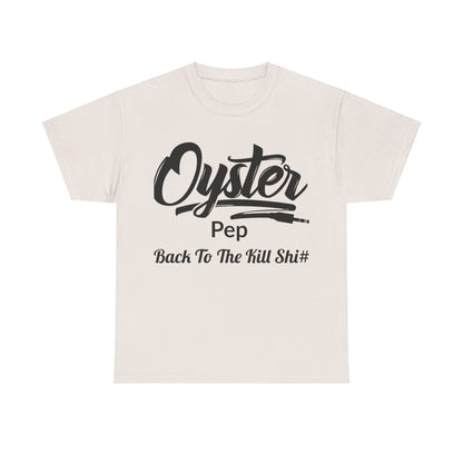 Oyster Pep basiz logo Unisex Heavy Cotton Tee