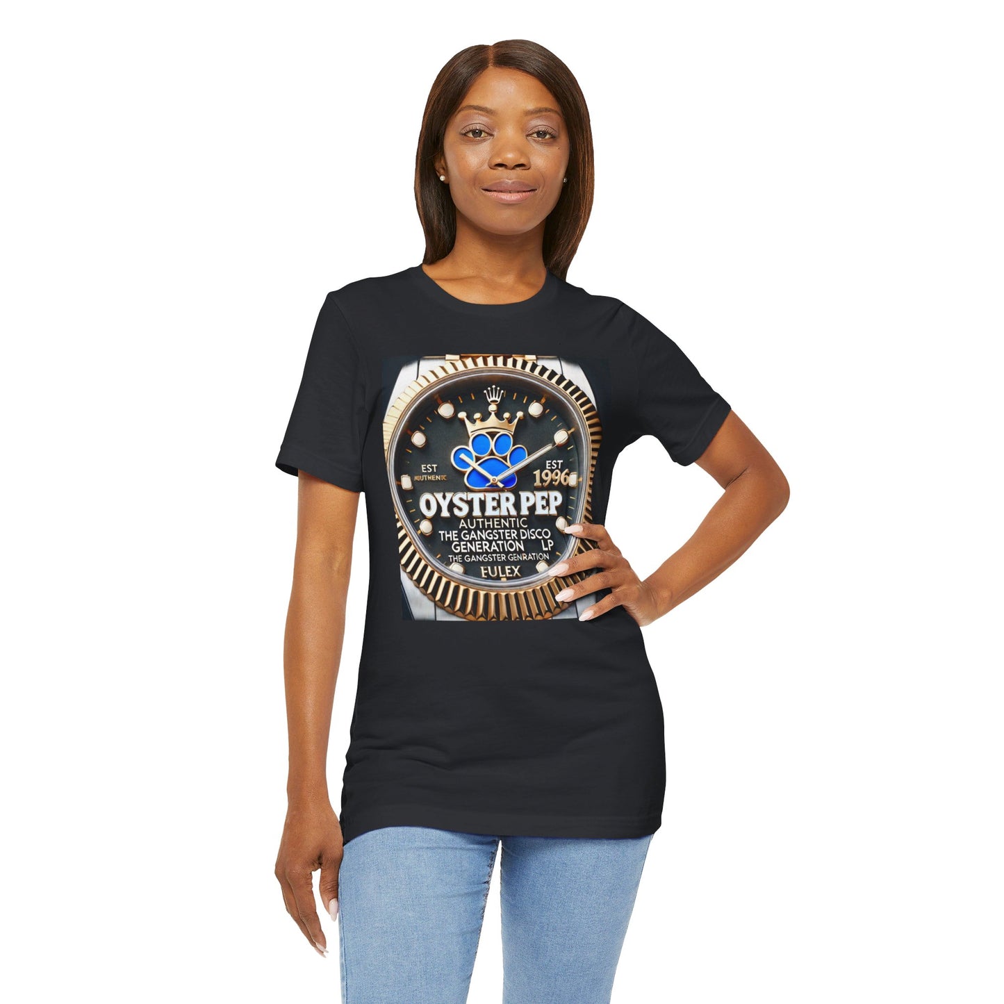 Oyster Pep Gold DTA  Bezel Logo Unisex Jersey Short Sleeve Tee