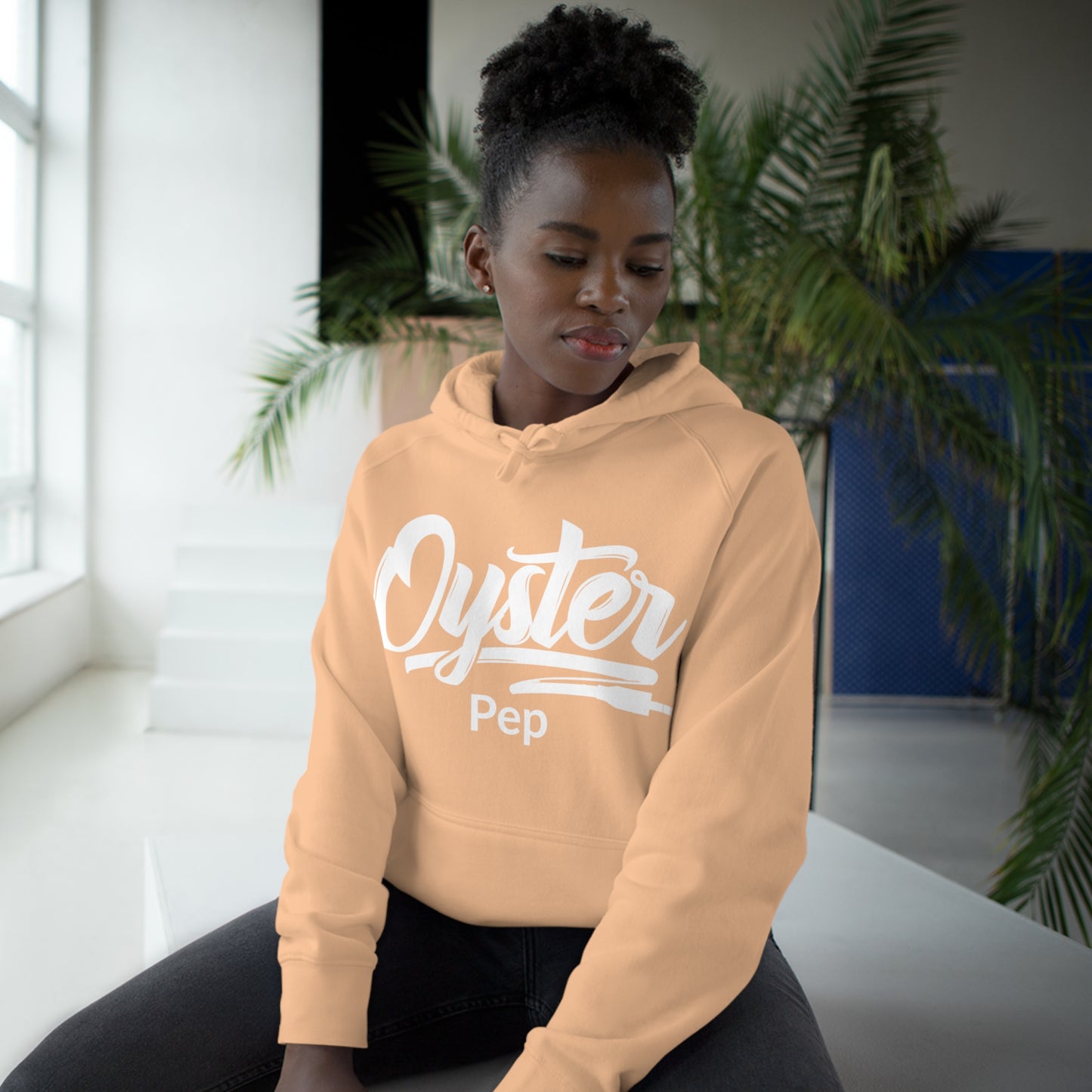 Oyster Pep Adapter Logo front and back Unisex Supply Hoodie