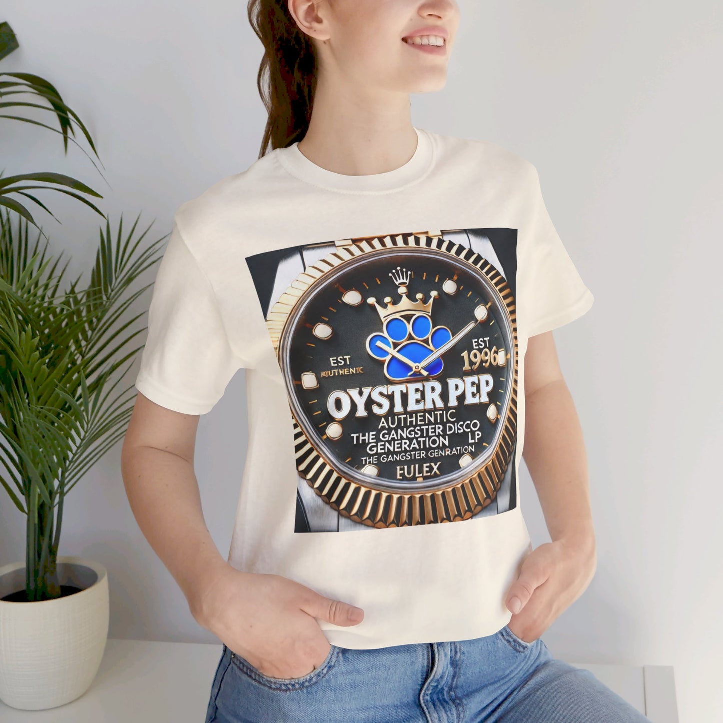 Oyster Pep Gold DTA  Bezel Logo Unisex Jersey Short Sleeve Tee