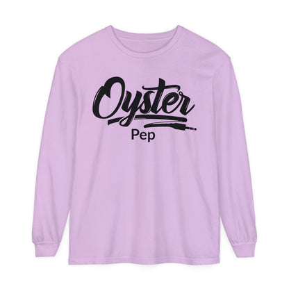 Oyster Pep adapter Logo Unisex Garment-dyed Long Sleeve T-Shirt