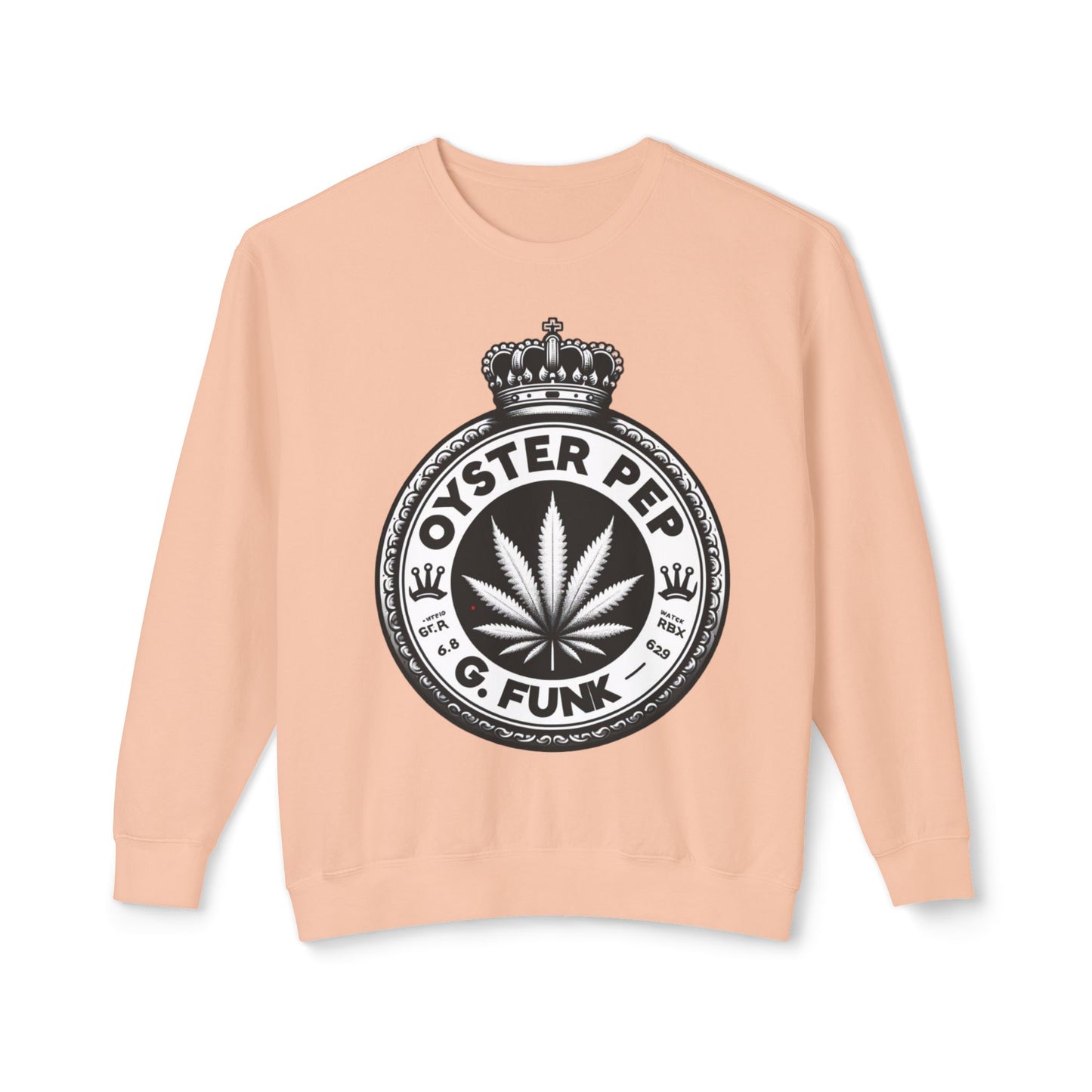 Oyster Pep Finest Unisex Lightweight Crewneck Sweatshirt