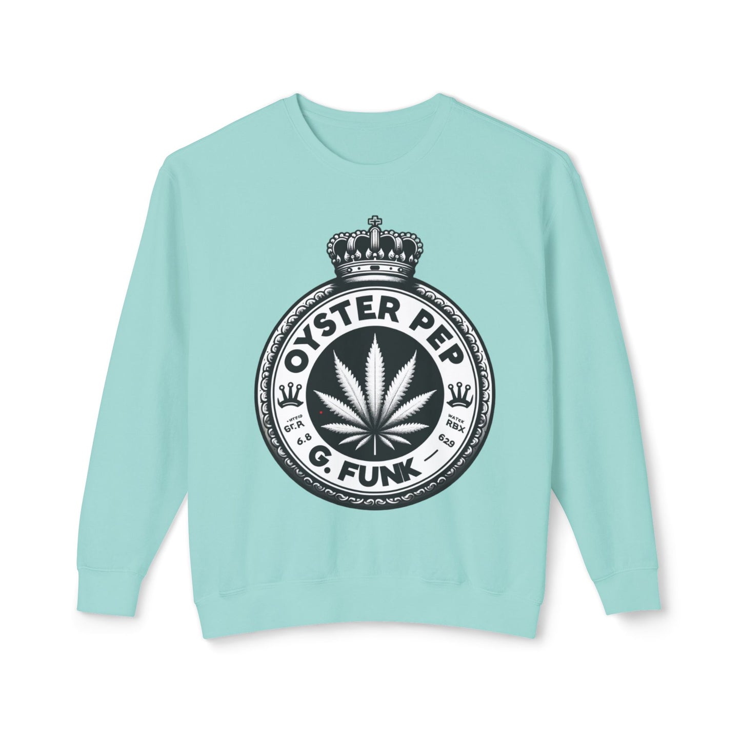 Oyster Pep Finest Unisex Lightweight Crewneck Sweatshirt