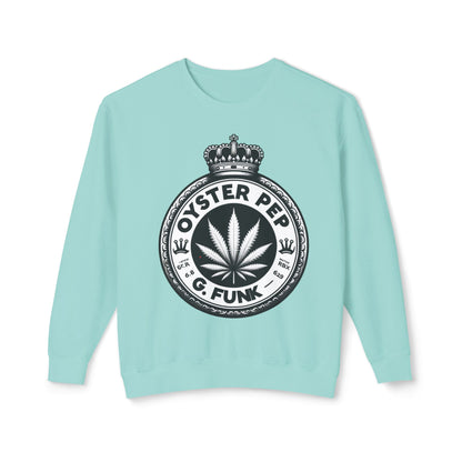 Oyster Pep Finest Unisex Lightweight Crewneck Sweatshirt