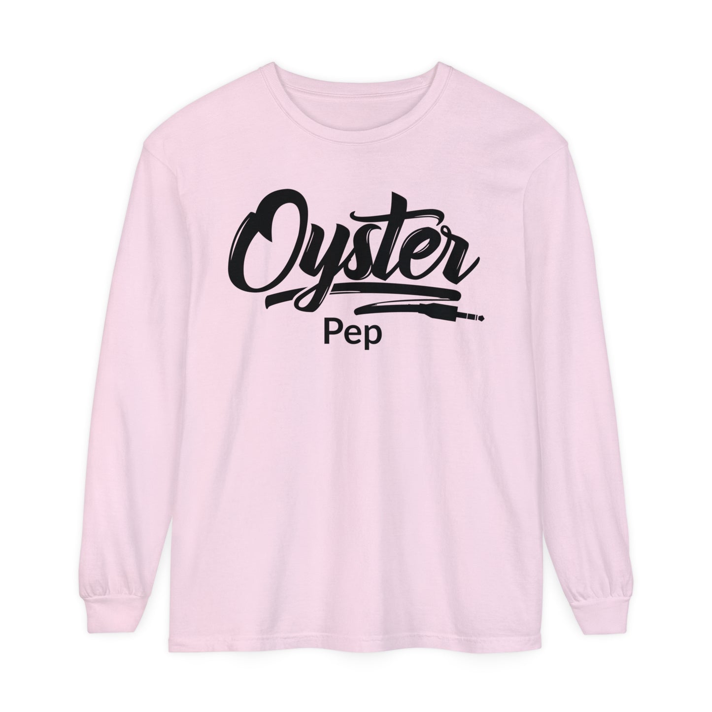 Oyster Pep adapter Logo Unisex Garment-dyed Long Sleeve T-Shirt