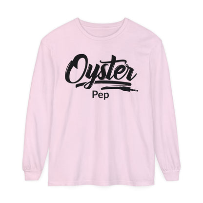 Oyster Pep adapter Logo Unisex Garment-dyed Long Sleeve T-Shirt