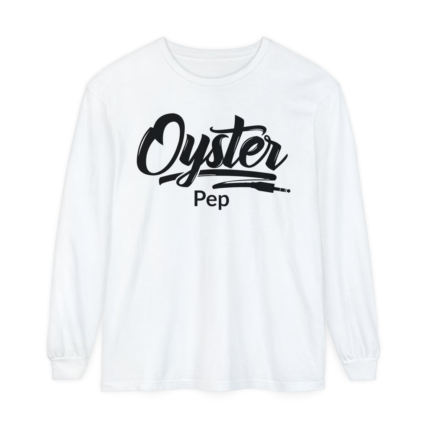 Oyster Pep adapter Logo Unisex Garment-dyed Long Sleeve T-Shirt