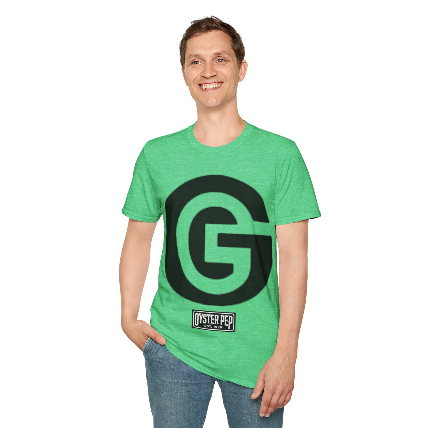 Oyster Pep the G Logo Unisex Softstyle T-Shirt