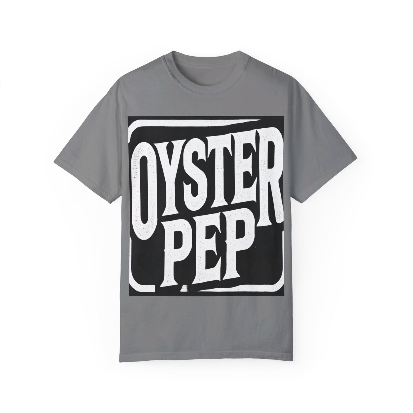 Oyster Pep G Logo Unisex Garment-Dyed T-shirt