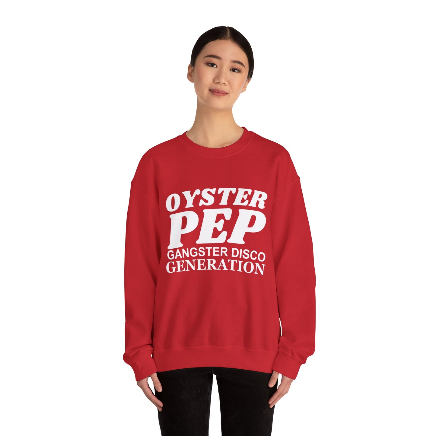 OYSTER PEP Visualize logo Unisex Heavy Blend™ Crewneck Sweatshirt