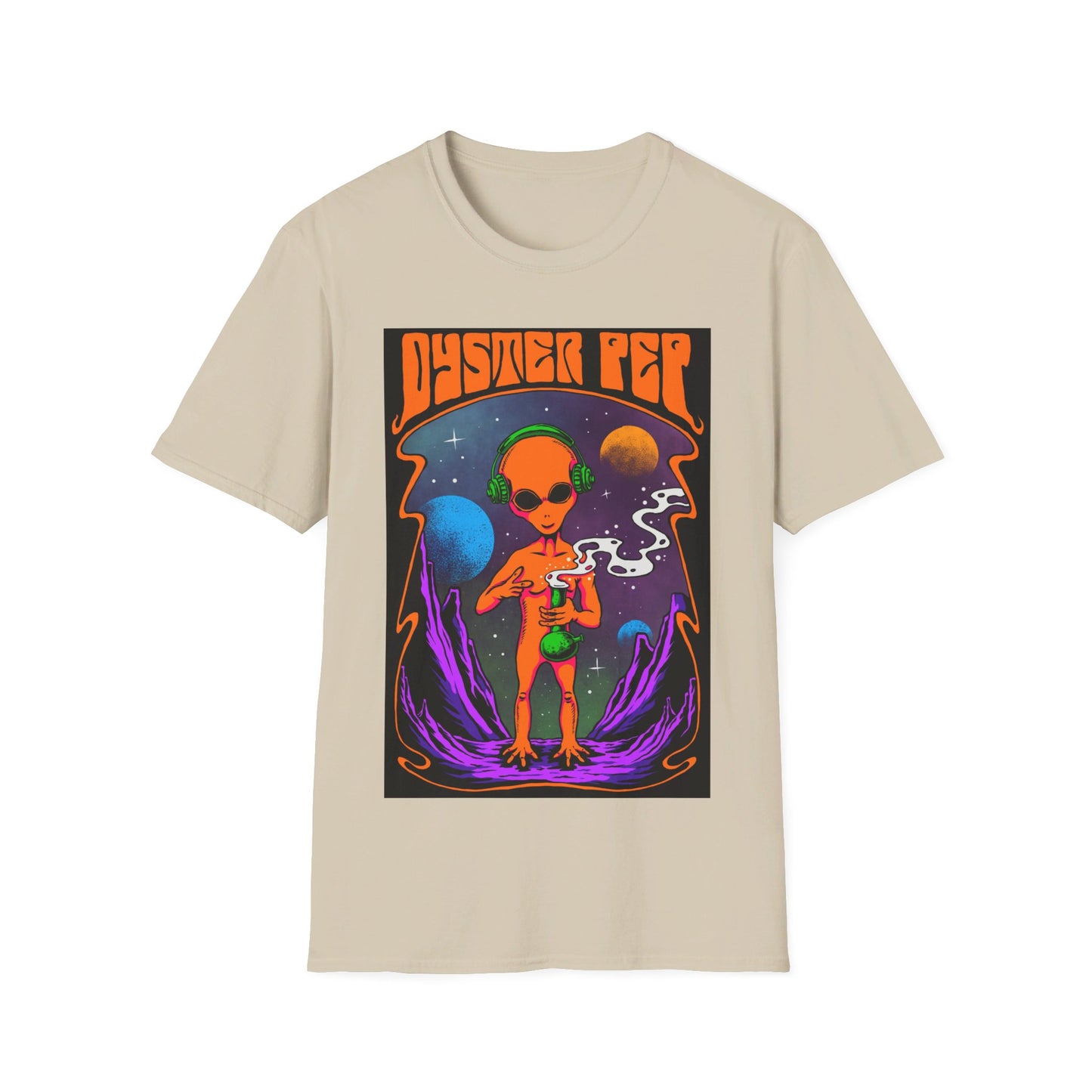 Oyster Pep Martian BL smoking Unisex Softstyle T-Shirt