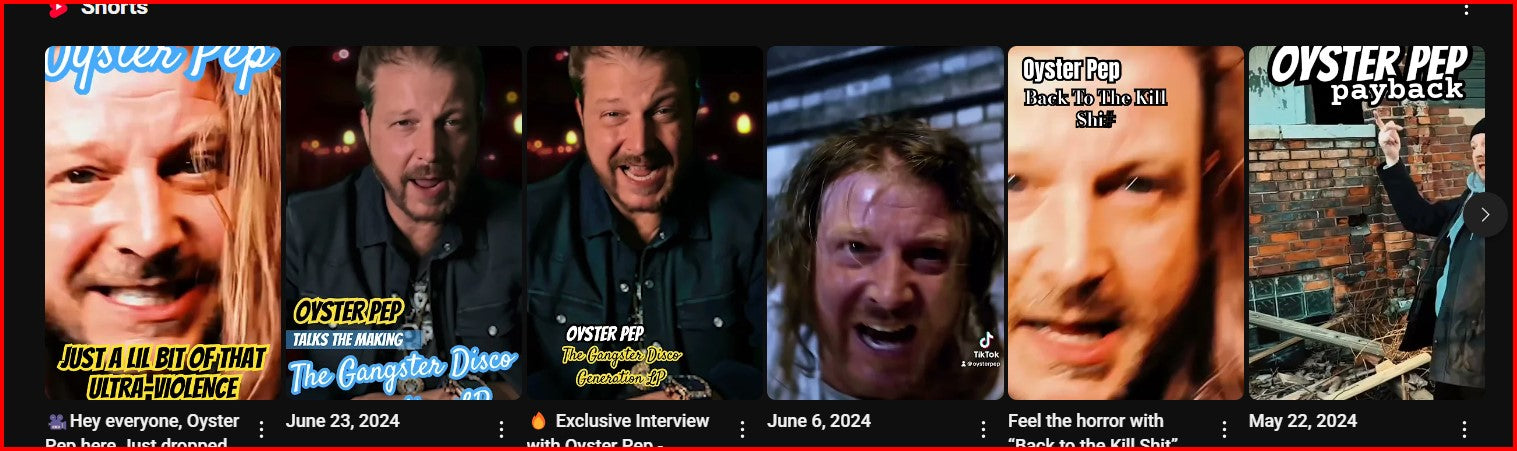 Original G-Funk Artist / Producer Oyster Pep aka Lil Kriz Website