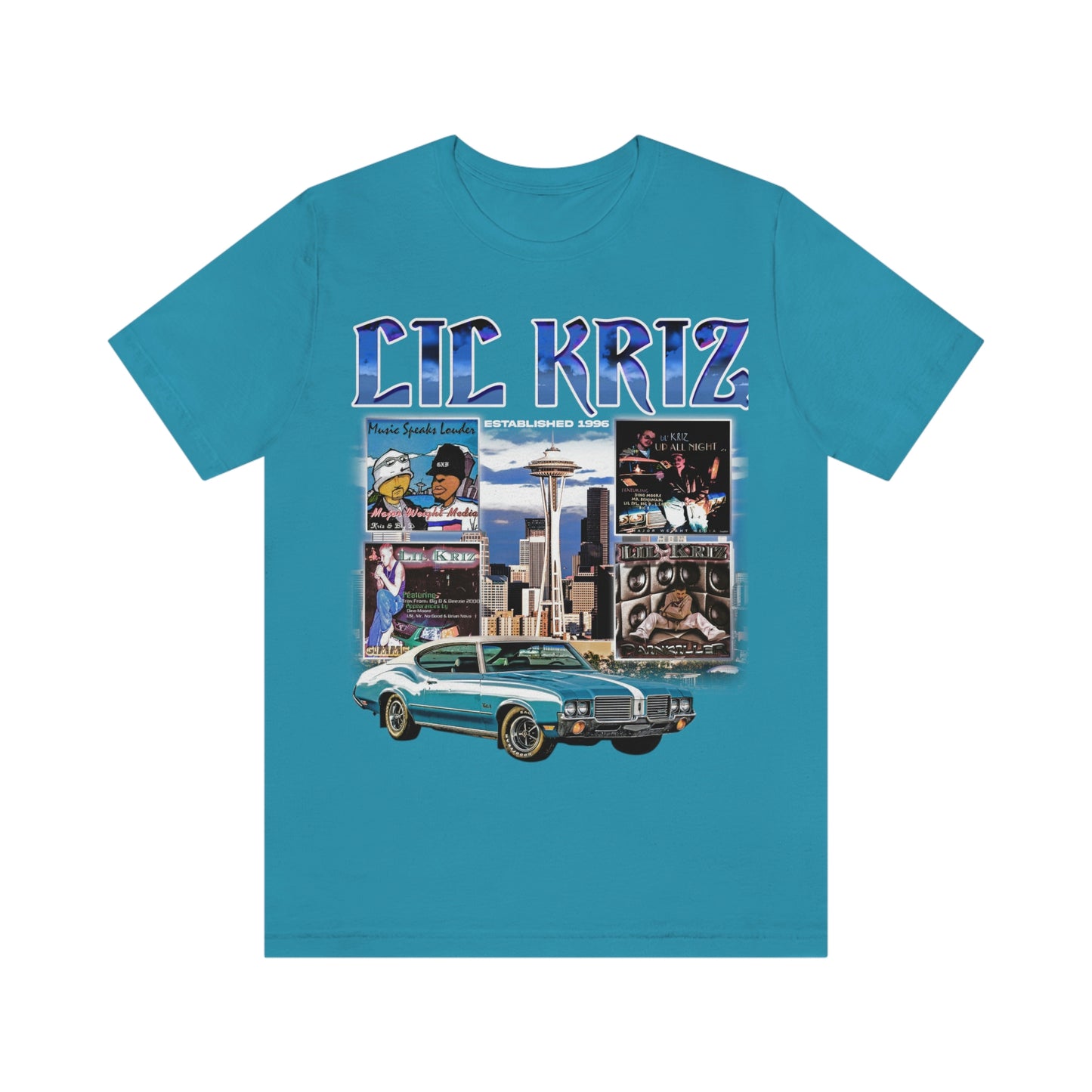 Lil Kriz 90's Style Image Unisex Jersey Short Sleeve Tee