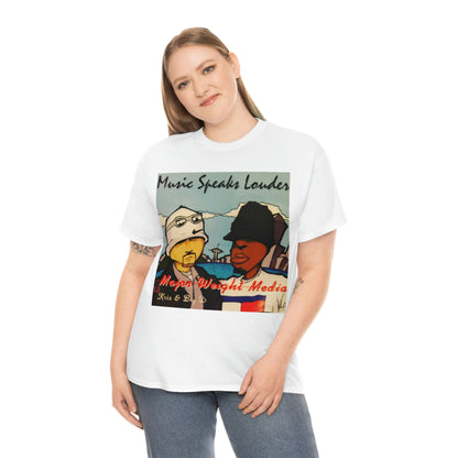 Major Weight Media Lil Kriz Music Speaks Louder Cover Art 1996 Unisex Heavy Cotton Tee