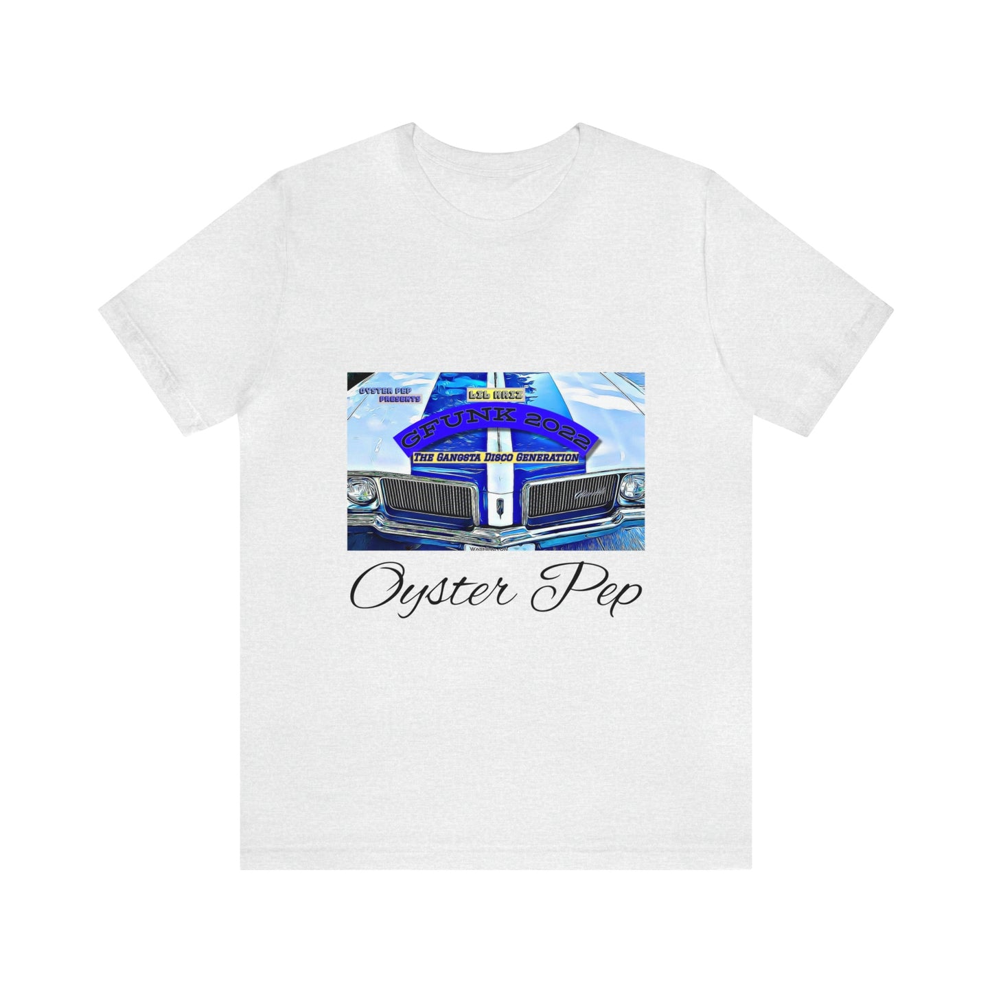 Oyster Pep Cutlass Grill The Gangster Disco Generation LP image Unisex Jersey Short Sleeve Tee