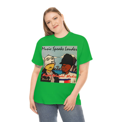 Major Weight Media Lil Kriz Music Speaks Louder Cover Art 1996 Unisex Heavy Cotton Tee