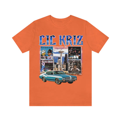 Lil Kriz 90's Style Image Unisex Jersey Short Sleeve Tee