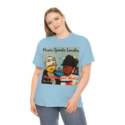 Major Weight Media Lil Kriz Music Speaks Louder Cover Art 1996 Unisex Heavy Cotton Tee