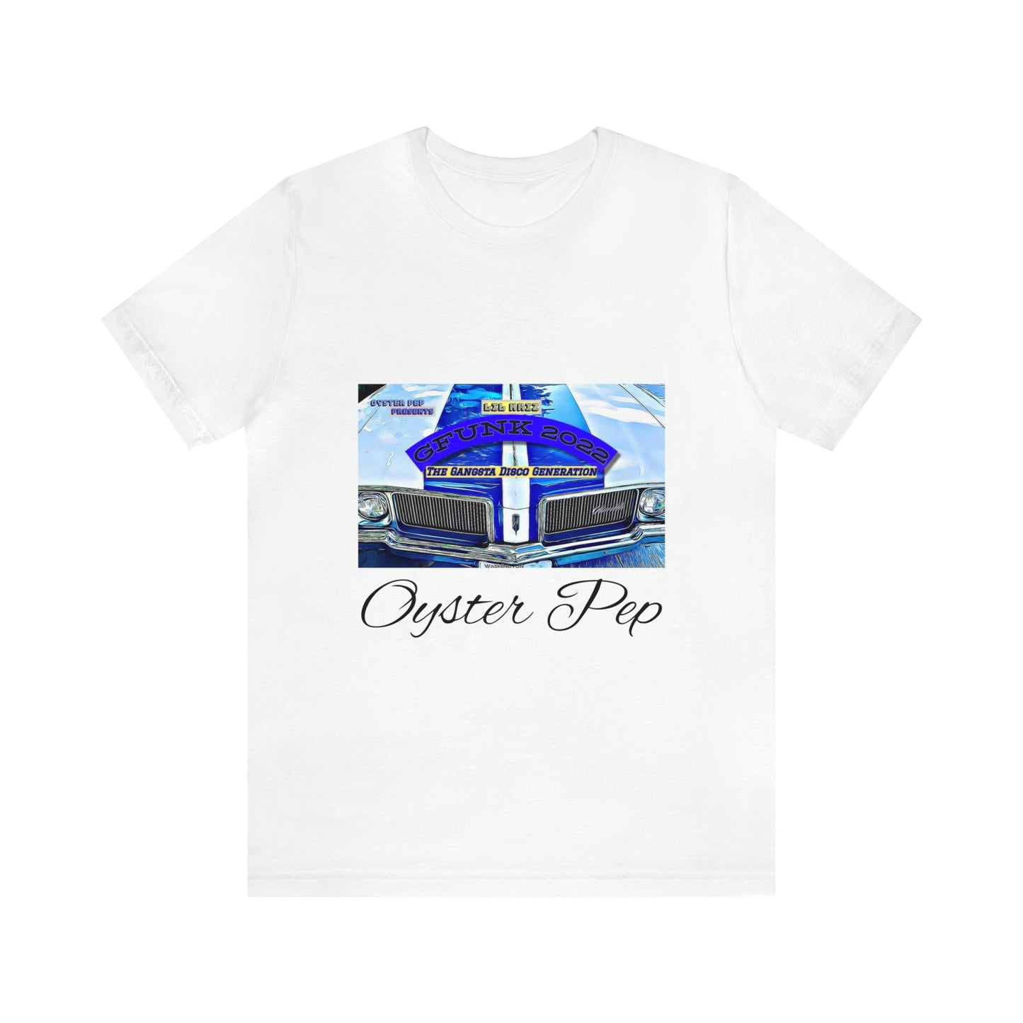 Oyster Pep Cutlass Grill The Gangster Disco Generation LP image Unisex Jersey Short Sleeve Tee