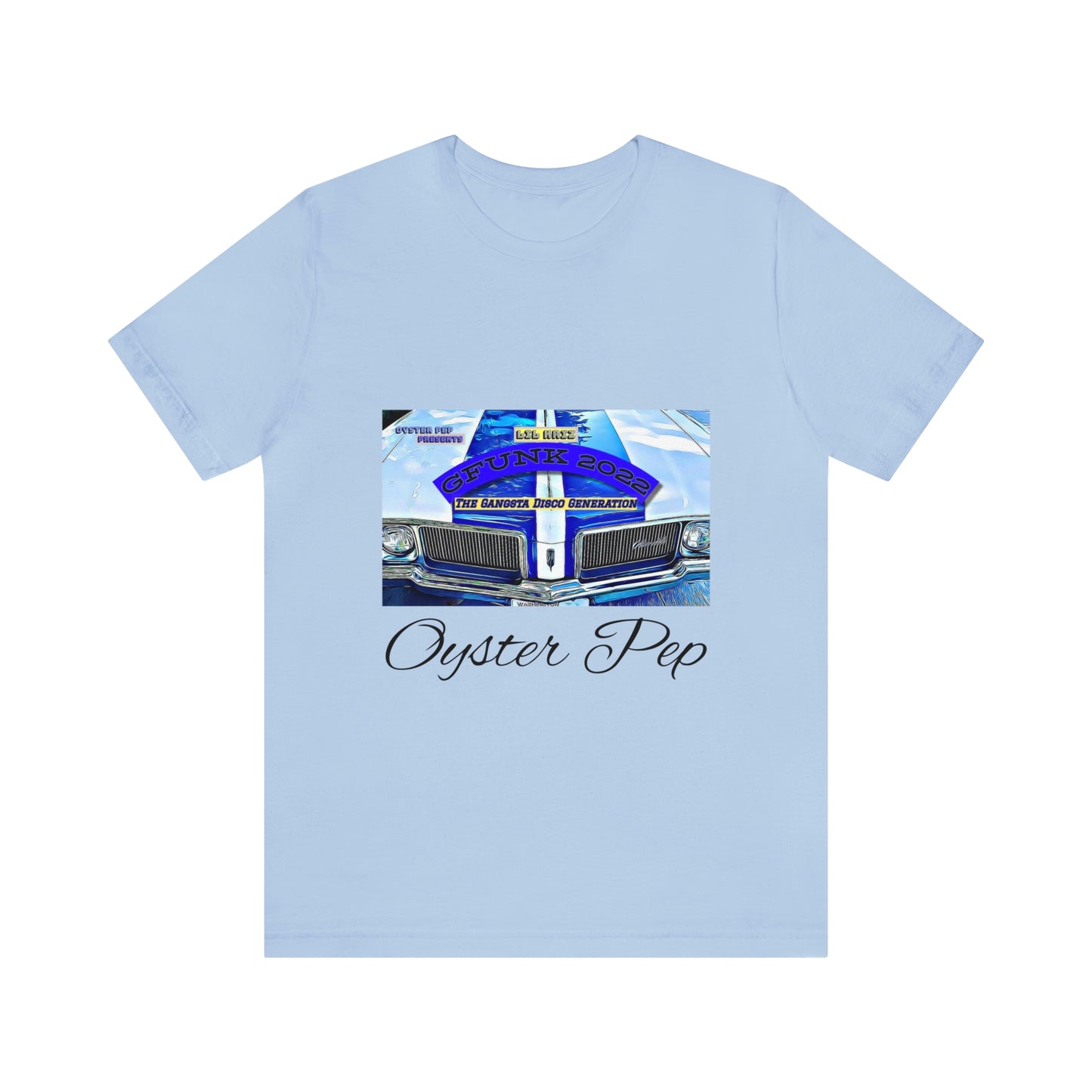 Oyster Pep Cutlass Grill The Gangster Disco Generation LP image Unisex Jersey Short Sleeve Tee