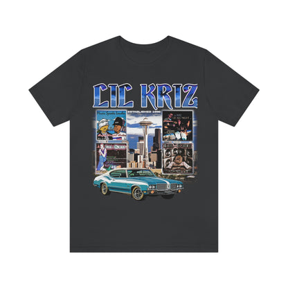 Lil Kriz 90's Style Image Unisex Jersey Short Sleeve Tee