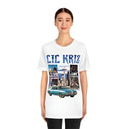 Lil Kriz 90's Style Image Unisex Jersey Short Sleeve Tee