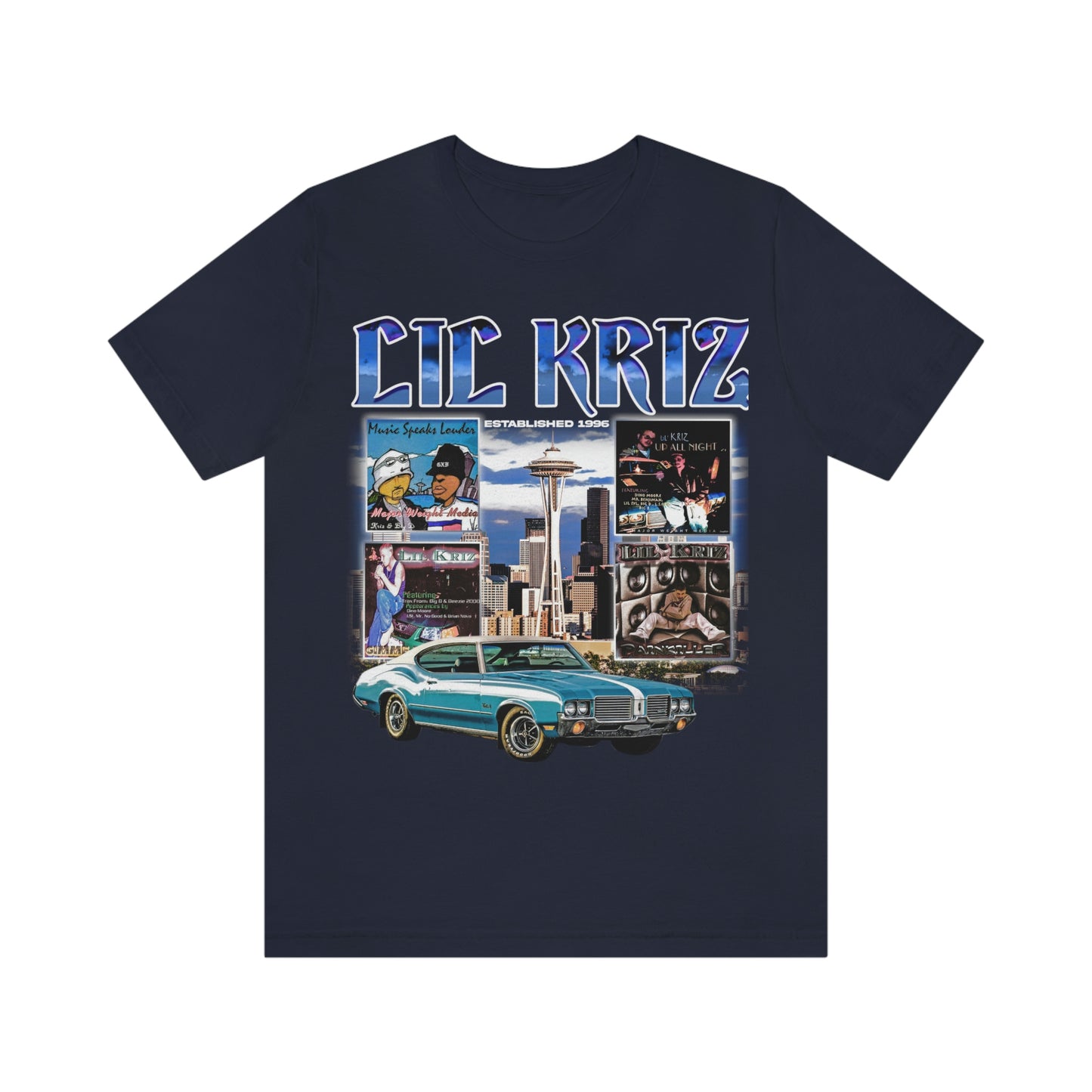 Lil Kriz 90's Style Image Unisex Jersey Short Sleeve Tee