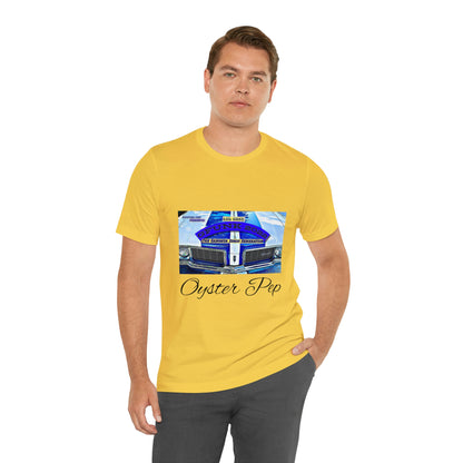 Oyster Pep Cutlass Grill The Gangster Disco Generation LP image Unisex Jersey Short Sleeve Tee