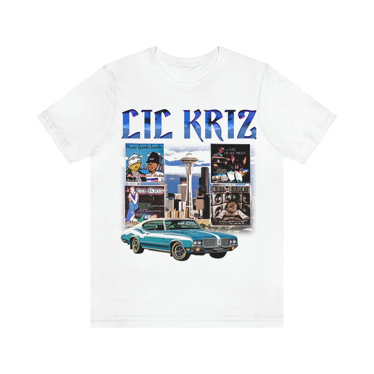 Lil Kriz 90's Style Image Unisex Jersey Short Sleeve Tee