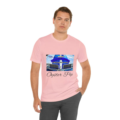 Oyster Pep Cutlass Grill The Gangster Disco Generation LP image Unisex Jersey Short Sleeve Tee