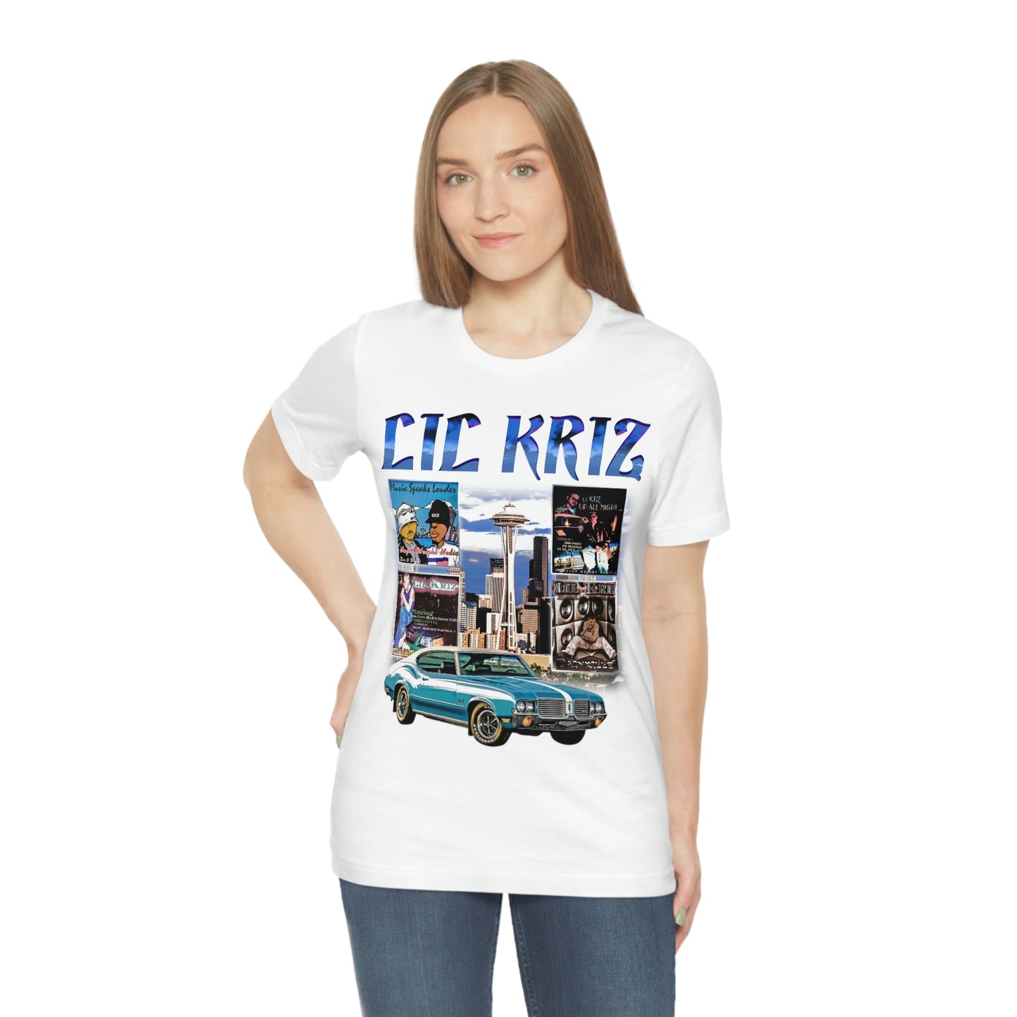 Lil Kriz 90's Style Image Unisex Jersey Short Sleeve Tee