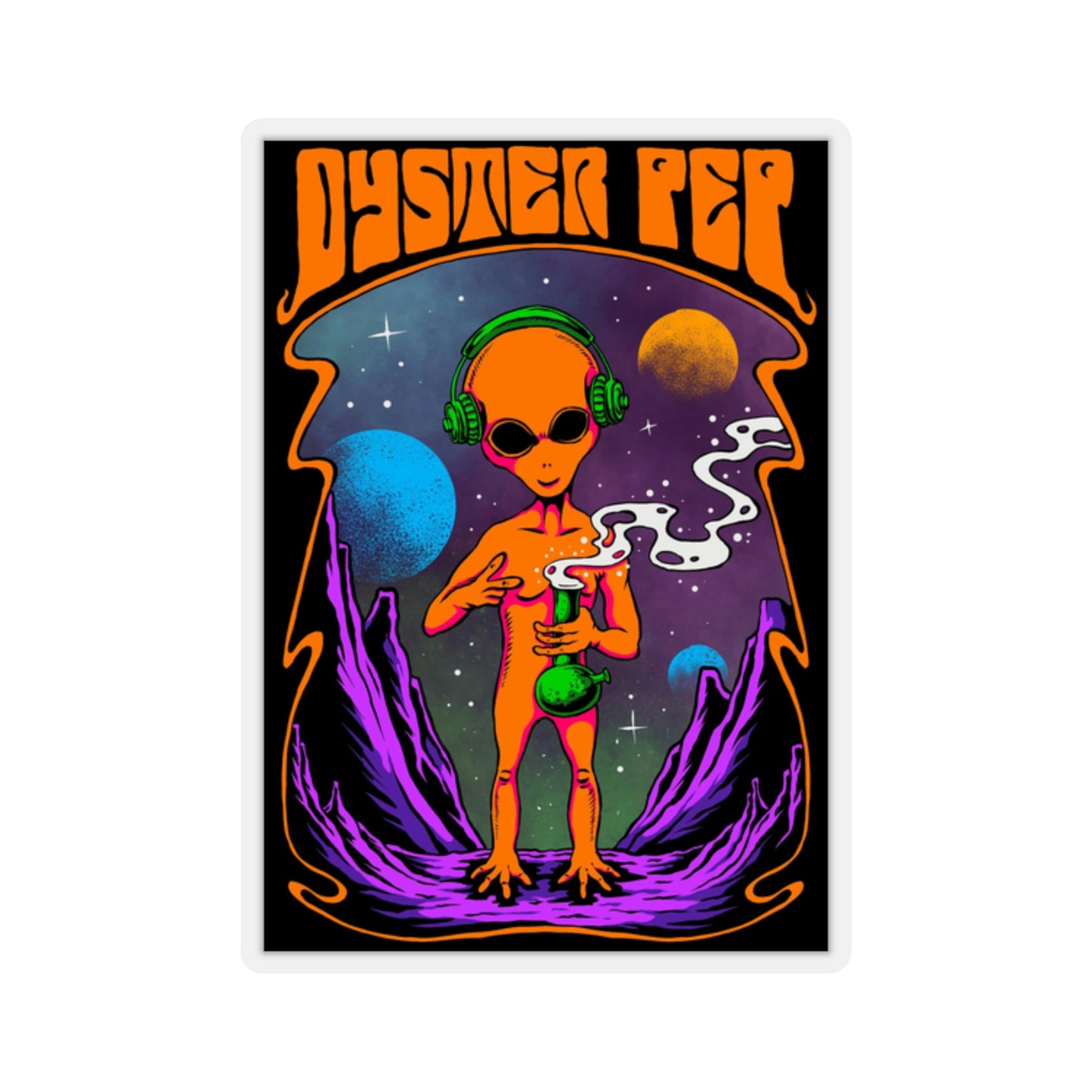 Oyster Pep Martian Smoking Black LIght 