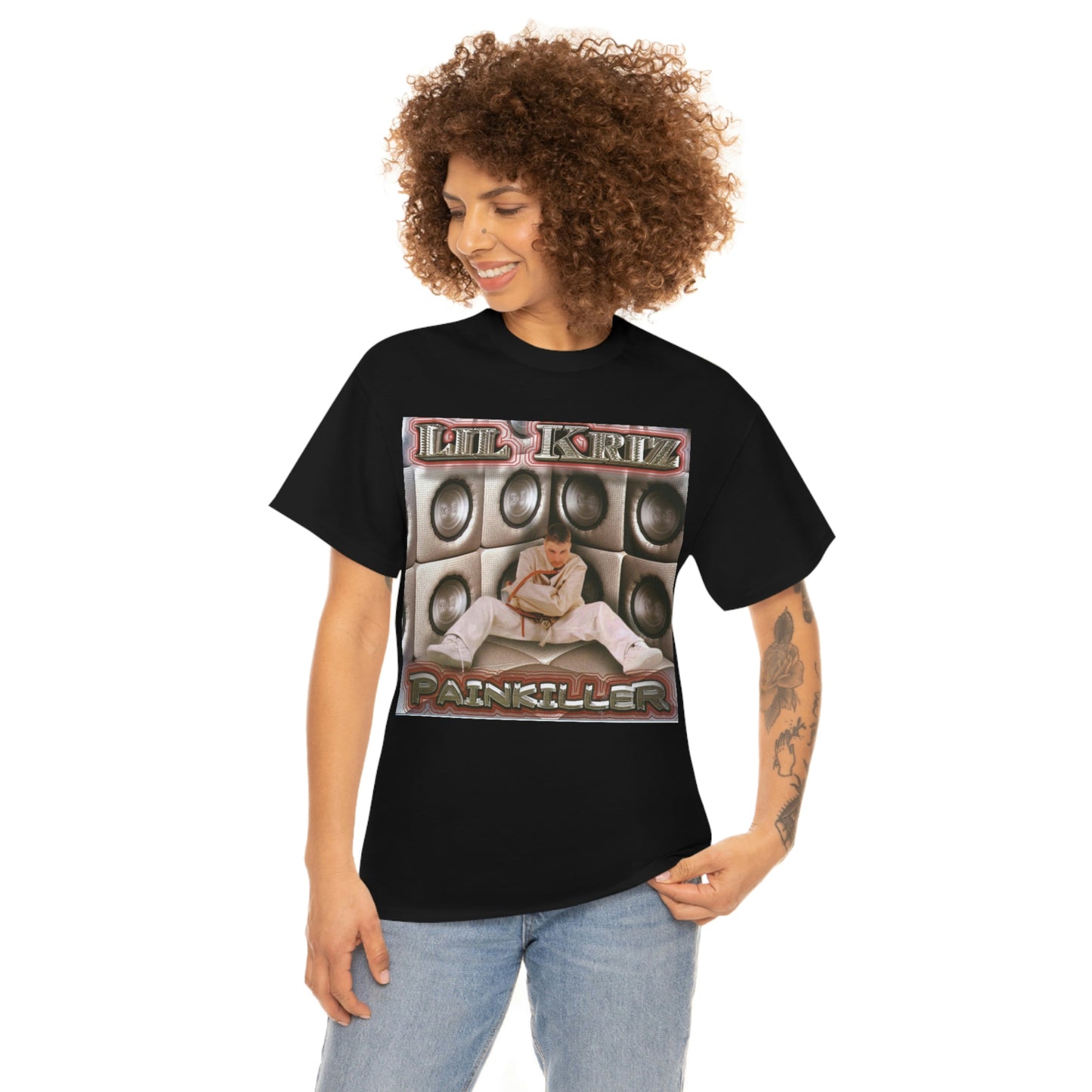 Lil Kriz Painkiller Cover  Unisex Heavy Cotton Tee