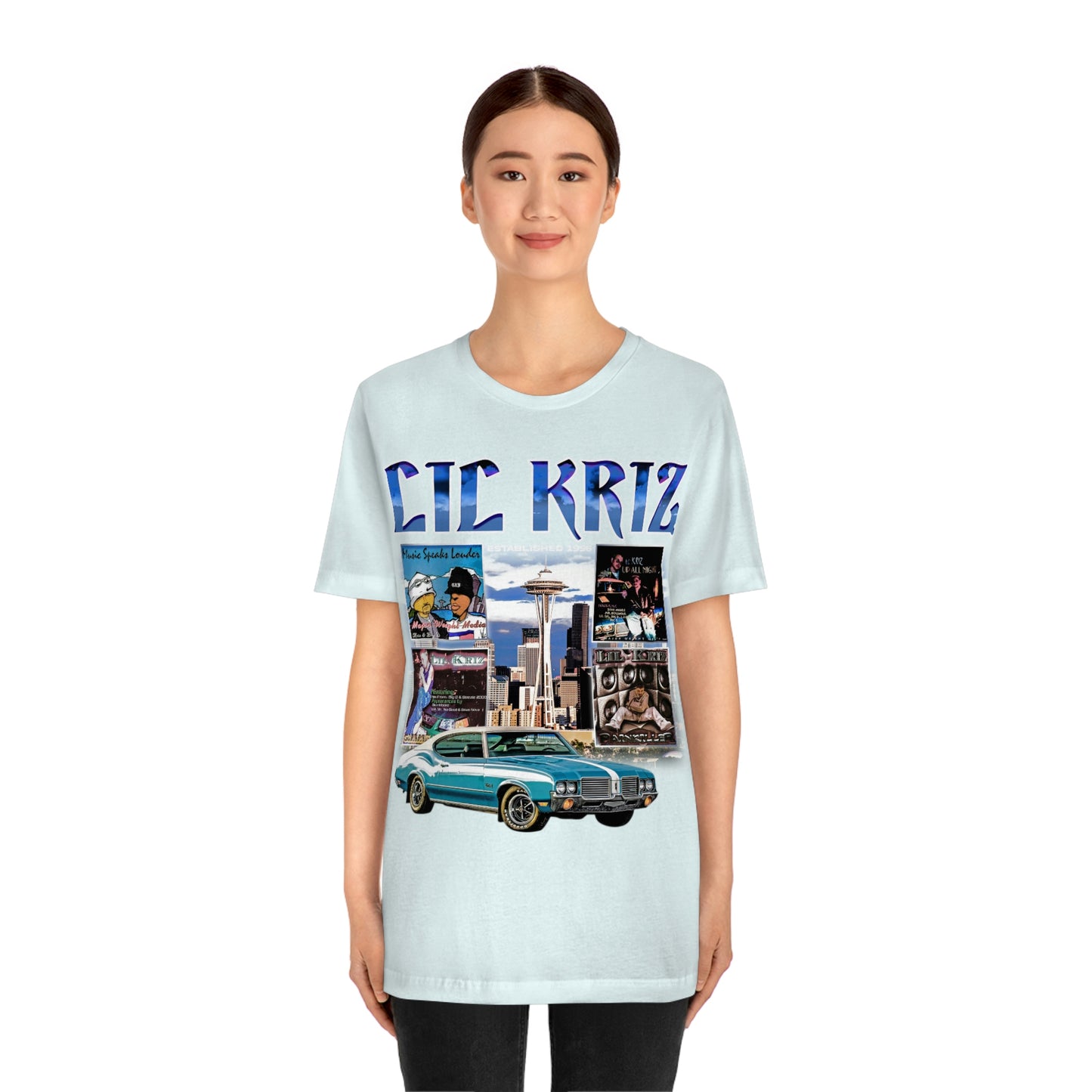 Lil Kriz 90's Style Image Unisex Jersey Short Sleeve Tee