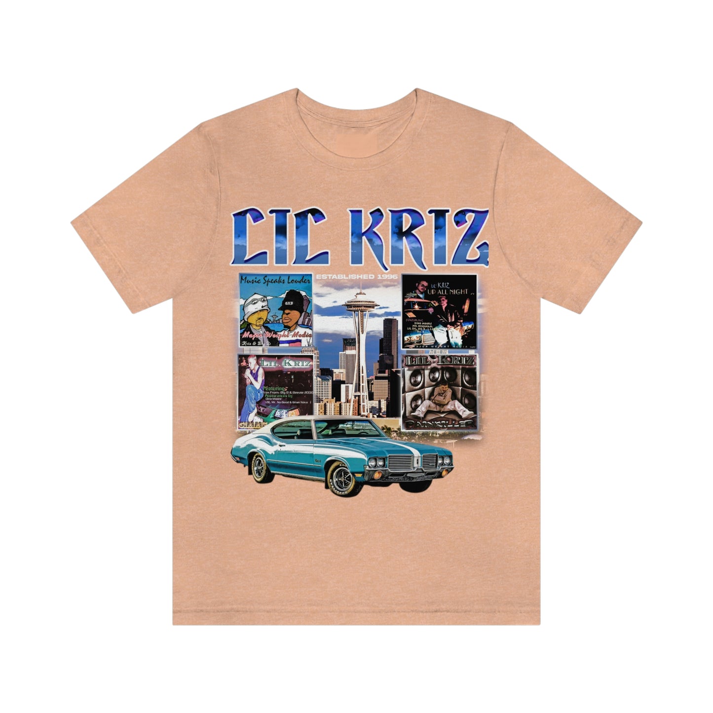 Lil Kriz 90's Style Image Unisex Jersey Short Sleeve Tee