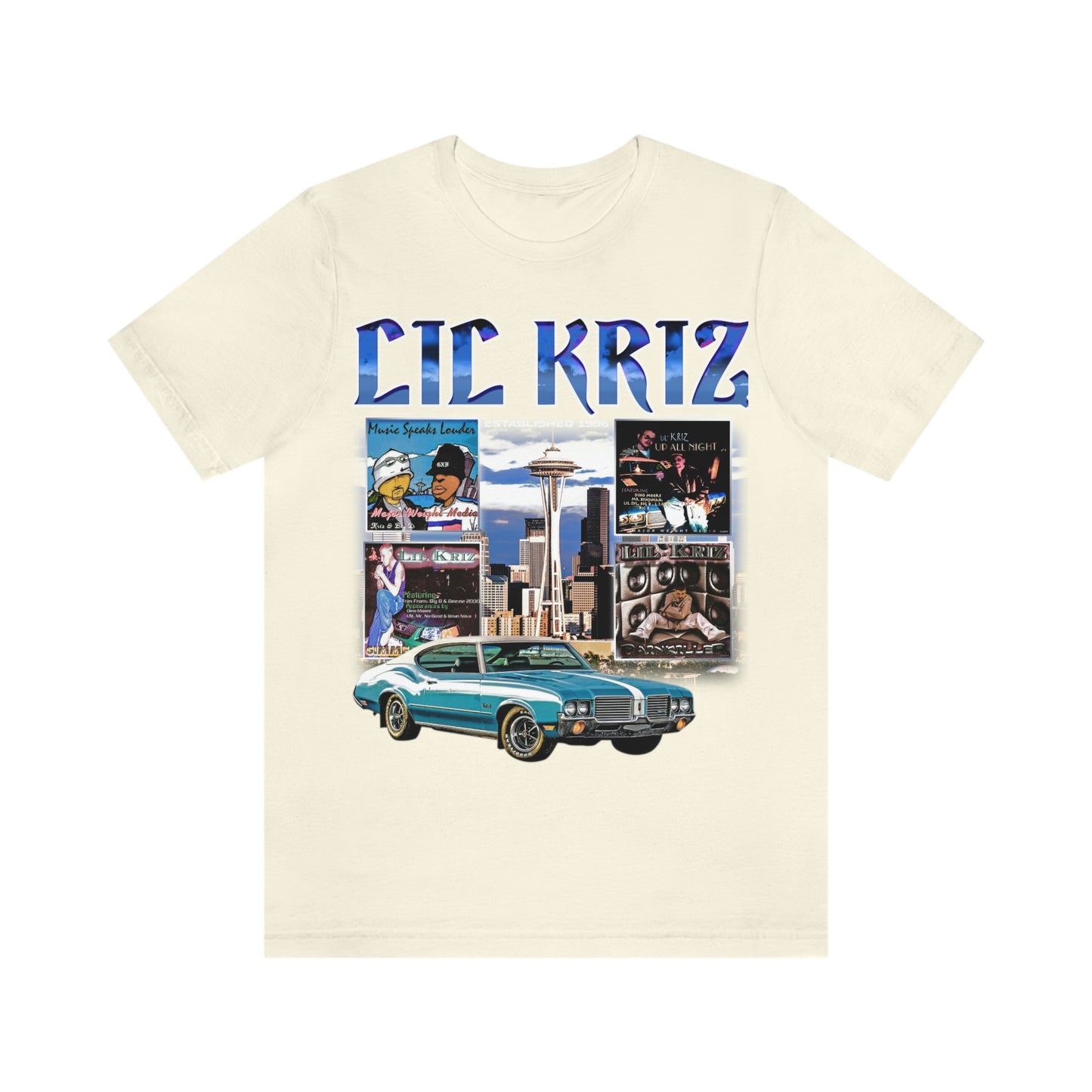 Lil Kriz 90's Style Image Unisex Jersey Short Sleeve Tee