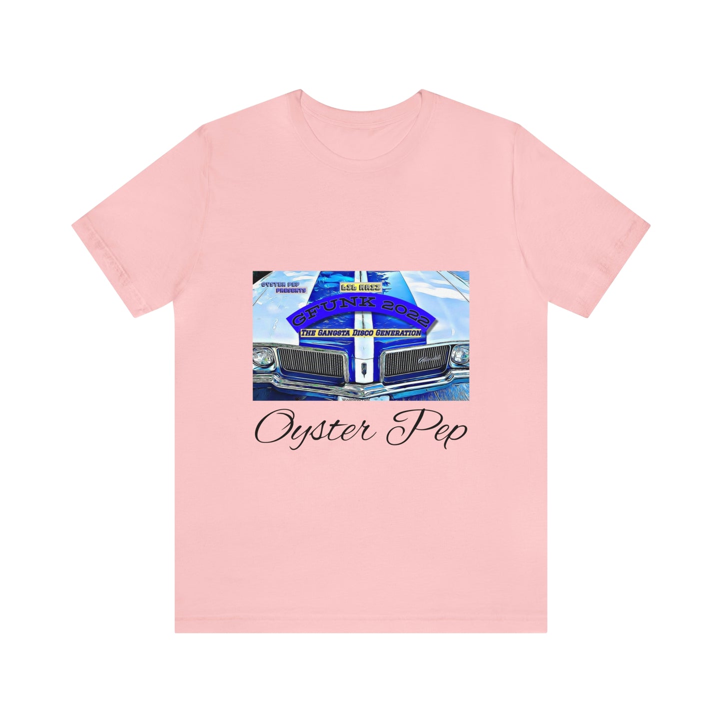 Oyster Pep Cutlass Grill The Gangster Disco Generation LP image Unisex Jersey Short Sleeve Tee