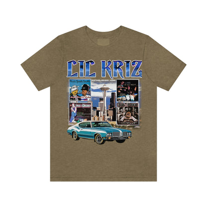 Lil Kriz 90's Style Image Unisex Jersey Short Sleeve Tee