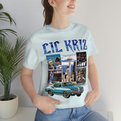 Lil Kriz 90's Style Image Unisex Jersey Short Sleeve Tee